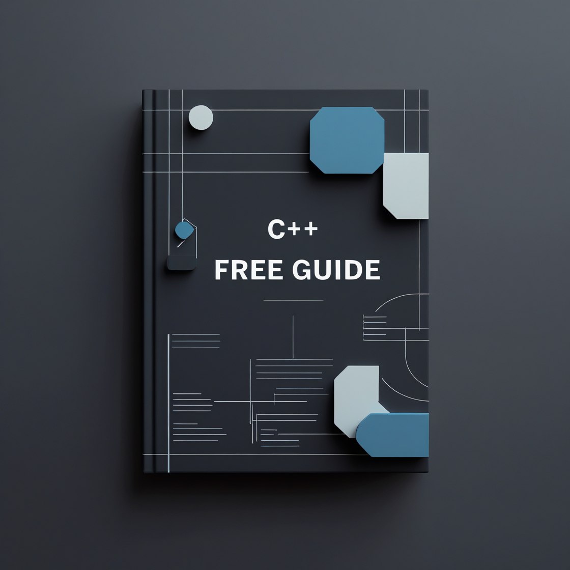Cover of a free learning guide explaining code structure and logic in C++ programming